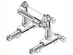 Gantry Robot System, 3 Axis X-YY'-ZZ'