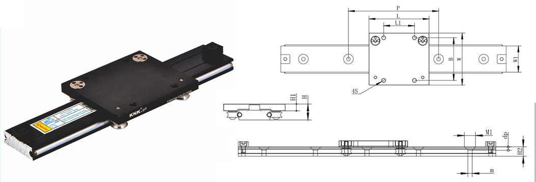 Linear Guide, Series KWZ10N